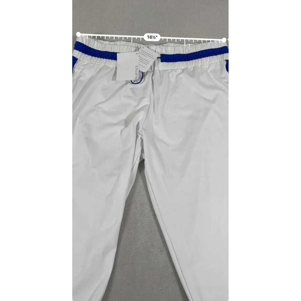 Fabletics Victoria Pants Short Contrast Tuxedo Track Pants Women's Size L